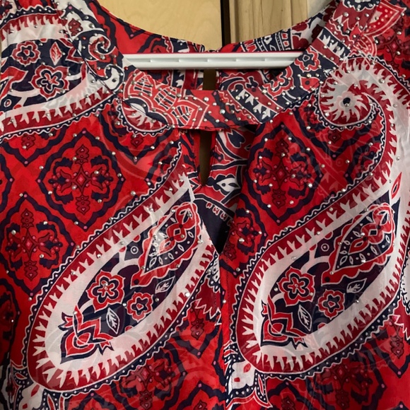 Women XL Gorgeous Bohemian Tank Babydoll Shift Dress Spring Summer Dress - Picture 5 of 8